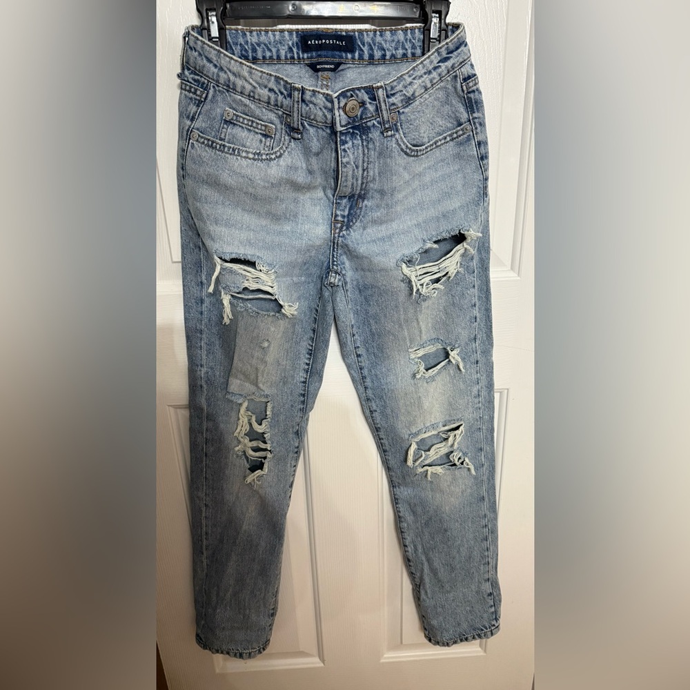 Aeropostale Light Blue Boyfriend Jeans